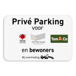 Informatiebord 3:2 reflecterend met je eigen opdruk
