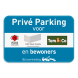 Informatiebord 3:2 reflecterend met je eigen opdruk