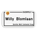 Informatiebord 4:2 reflecterend met je eigen opdruk