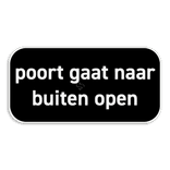 Informatiebord 4:2 reflecterend met je eigen opdruk