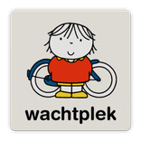 Attentiebord Dick Bruna - Wachtplek - LV.AB.G15