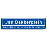Straatnaambord Winnaar verloting Westenholterun 2024
