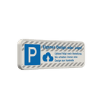 Parkplatzschilder mit logo - reflektierend