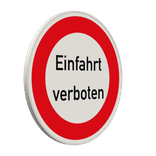 Verbotsschild - Einfahrt verboten