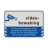 Informatiebord videobewaking BP06 - reflecterend
