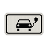 Verkehrszusatzeichen 1010-66 - Elektrisch betriebene Fahrzeuge