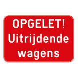 Informatiebord 3:2 reflecterend met je eigen opdruk