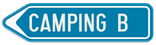 Verkeersbord - Wegwijzer Rechts
