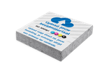Stoeptegel met opdruk eigen ontwerp - 300x300x60mm met facetrand