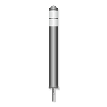 Pole Cone City DK7 fixe NSE Ø80mm – gris/blanc – 800 ou 1000mm