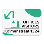 Informatiebord 3:2 reflecterend met je eigen opdruk
