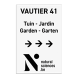 Bordpaneel geschuimd PVC wit RAL 9003 - met eigen ontwerp / logo