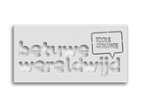 Wegmarkering spuitmal PVC (5mm) - Sjabloon maatwerk / eigen ontwerp