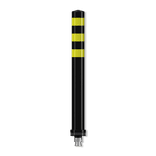 Pole Cone Traffic NS amovible Ø80mm – noir/jaune – 1000mm
