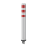 Pole Cone Traffic NS amovible Ø80mm – blanc/rouge – 1000mm