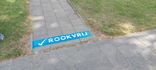 Spuitmal set ROOKVRIJ grondmarkering 1400x200mm blauw-wit