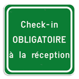 Panneau touristique - Texte