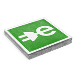 Dalle de sol avec pictogramme de recharge électrique – 300 x 300 mm