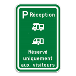 Panneau touristique - Pictogramme + texte