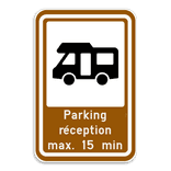Panneau touristique - Pictogramme + texte