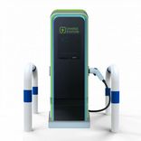 Beschermbeugel staal wit/blauw Ø76x750x1150mm met grondanker