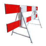 Afzethek aluminium 250cm rood wit reflecterend