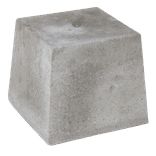 Support en béton M16 pour Pole Cone – 30x30x30cm