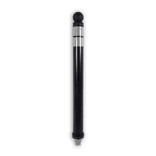 Pole Cone City DK7 tête sphérique amovible NS Ø80mm – noir/blanc – 800 ou 1000mm