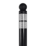 Pole Cone City DK7 tête sphérique amovible NS Ø80mm – noir/blanc – 800 ou 1000mm