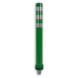 Pole Cone Traffic NS amovible Ø80mm – vert/blanc – 800mm