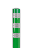 Pole Cone Traffic NS amovible Ø80mm – vert/blanc – 800mm