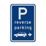 Verkeersbord reverse parking - reflecterend