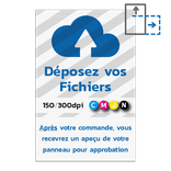 Panneau Alupanel - avec votre propre design / logo