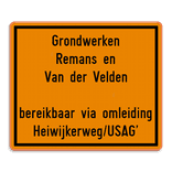 Verkeersbord SB250 F39 - 1300x1100