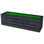 Jardinière rectangulaire Agora – Plastique 100% recyclé