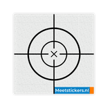 [NIEUW ONTWERP] Meetsticker klasse 3 T-7500-B reflecterend wit