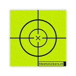 [NIEUW ONTWERP] Meetsticker klasse 3 T-7513 fluorescerend geel/groen