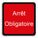 Panneau d'information carré réfléchissant avec votre propre impression