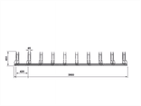 Fahrradständer für 10 Fahrräder aus verzinktem Stahl