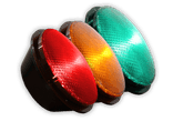 LED module 230V t.b.v. verkeerslicht Ø210/300mm - rood/oranje/groen