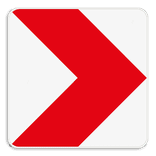 Afbakeningsbord SB250 Type V - Bebakening van een bocht