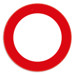 Verkeersbord SB250 C3 - Verboden toegang