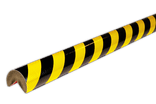 Protection d'angle en plastique - Ø60mm type A+ - autocollant/réfléchissant