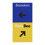 Losse reflecterende sticker - ParkBee - afwijkend ontwerp + afmeting