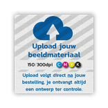 Meetsticker klasse 3 T-7500-B reflecterend wit - eigen ontwerp
