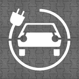 Wegmarkering spuitmal PVC (5mm) - Sjabloon oplaadpunt elektrische auto