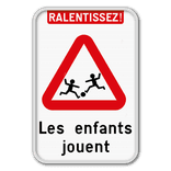 Panneau d'information 2:3 réfléchissant avec votre propre impression