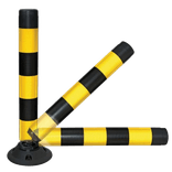 Poteaux flexibles anti-stationnement ComeBack - rouge/blanc reflex - Ø80mm