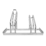 Porte-vélos & râtelier en acier - 2 vélos - simple face