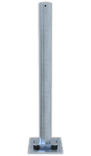 Poteau de protection flexible Ø76 mm galvanisé